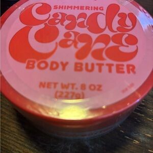 Shimmering Candy Cane Body Butter Trader Joe’s